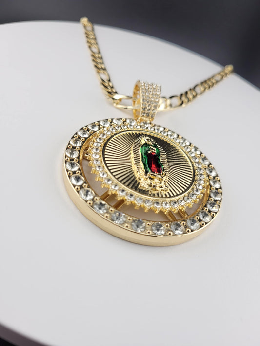 Centenary With Rope Chain  Gold Plated 18k for Men