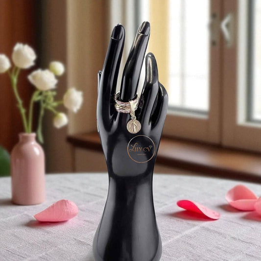 ANILLO SEMANARIO DE SAN BENITO TRES TONOS